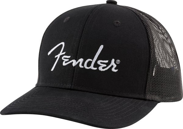 FENDER Silver Logo Snapback Hat