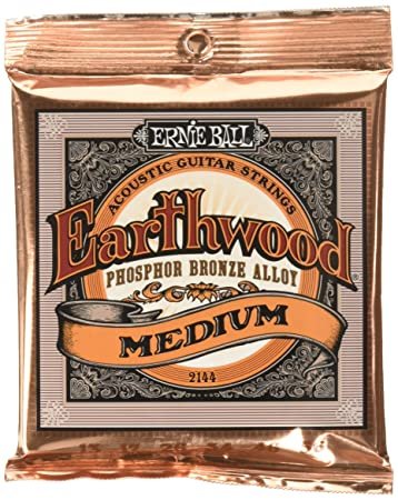 Ernie Ball Earthwood Phosphor Bronze Medium Acoustic Guitar Strings 13-56