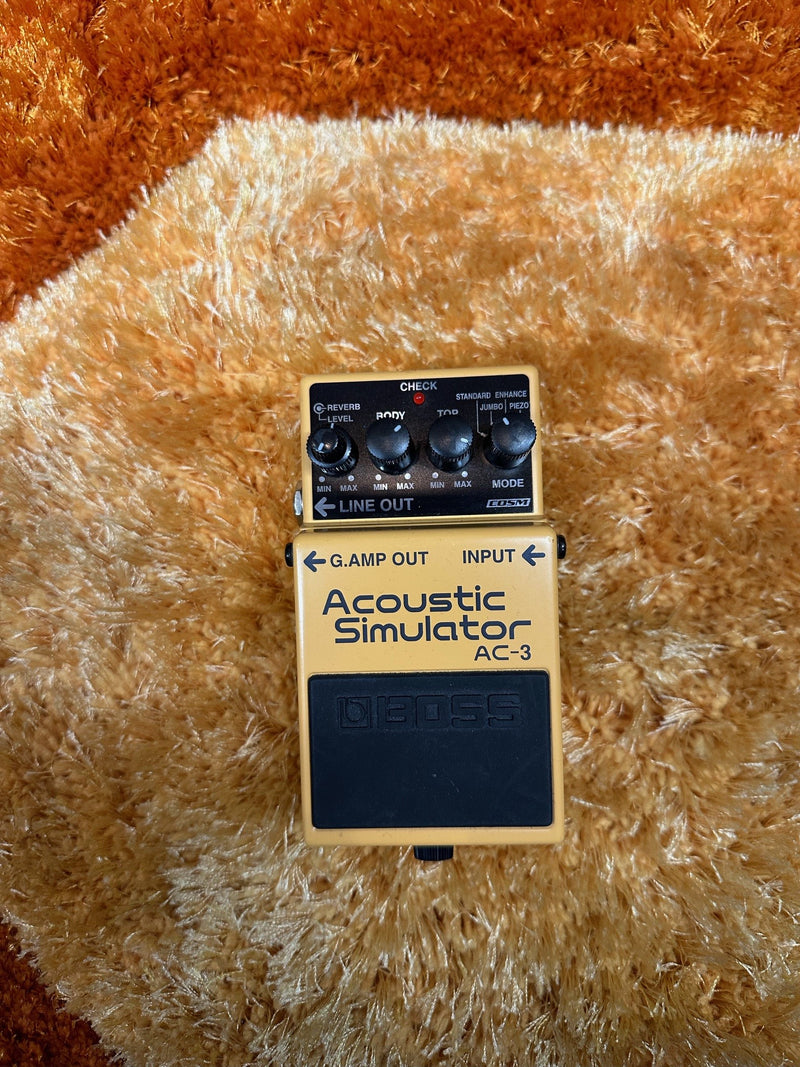 boss acoustic simulator pedal Boss AC-3 Acoustic Simulator Pedal – Bros Guitars