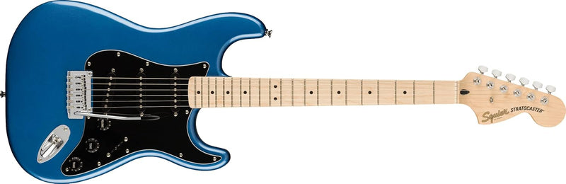 Affinity Strat, Maple Fingerboard, Black Pickguard, Lake Placid Blue