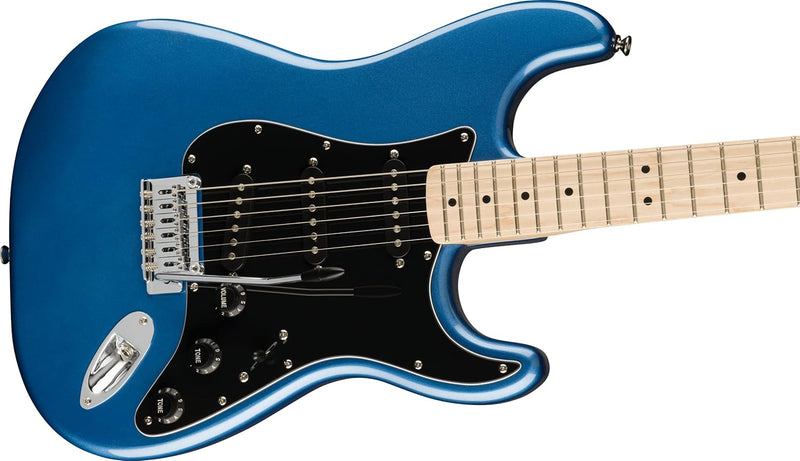 Affinity Strat, Maple Fingerboard, Black Pickguard, Lake Placid Blue