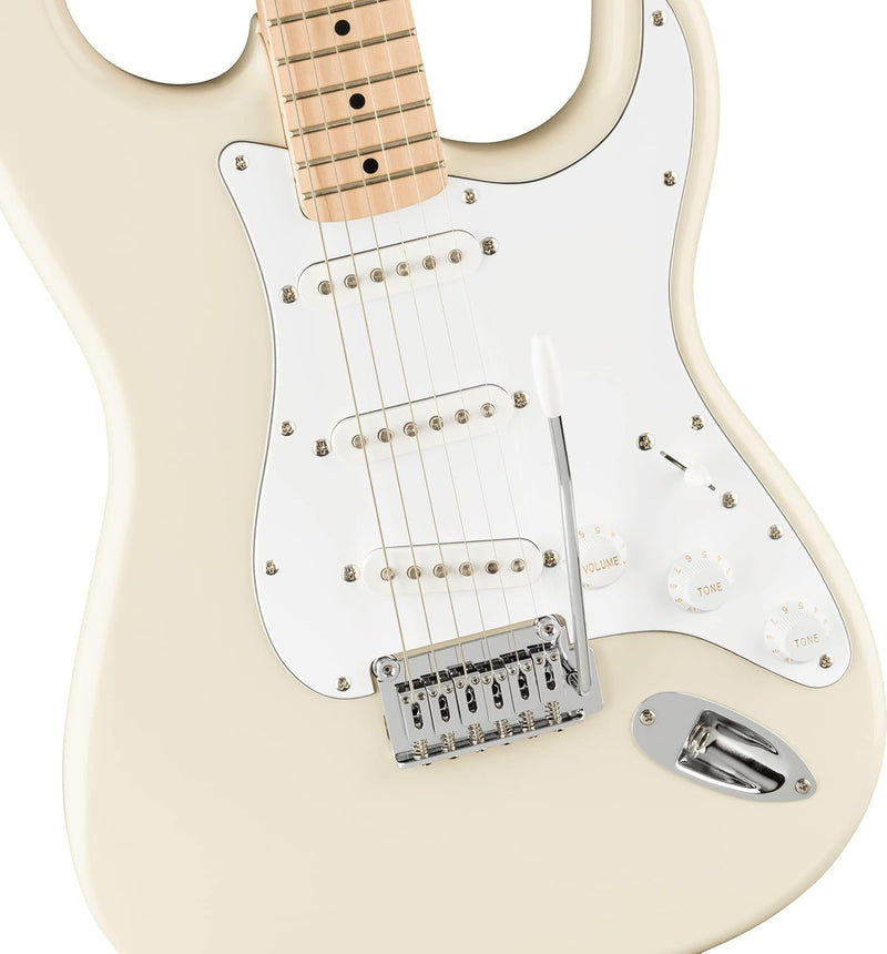 Affinity Strat, Maple Fingerboard, White Pickguard, Olympic White