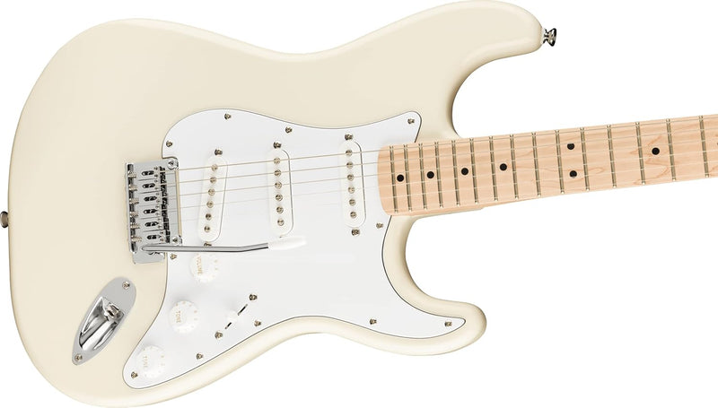 Affinity Strat, Maple Fingerboard, White Pickguard, Olympic White