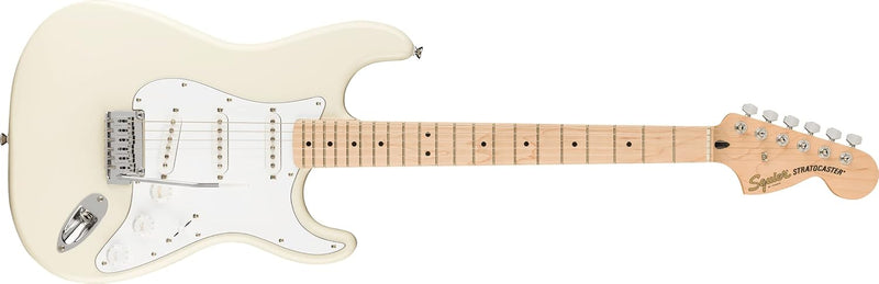 Affinity Strat, Maple Fingerboard, White Pickguard, Olympic White