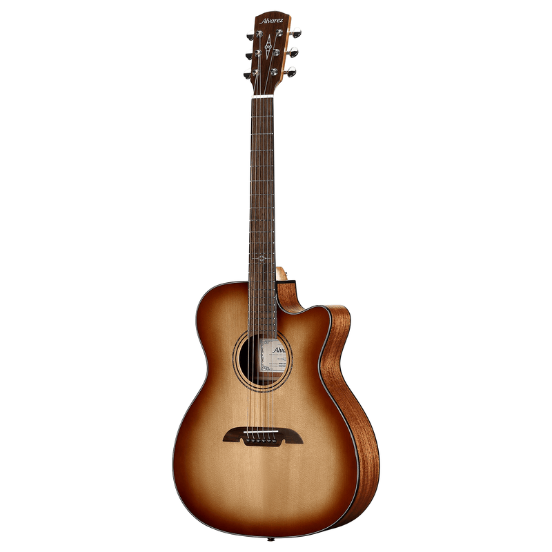 Alvarez Artist Series AF60CE OM Acoustic-Electric Guitar - Shadowburst