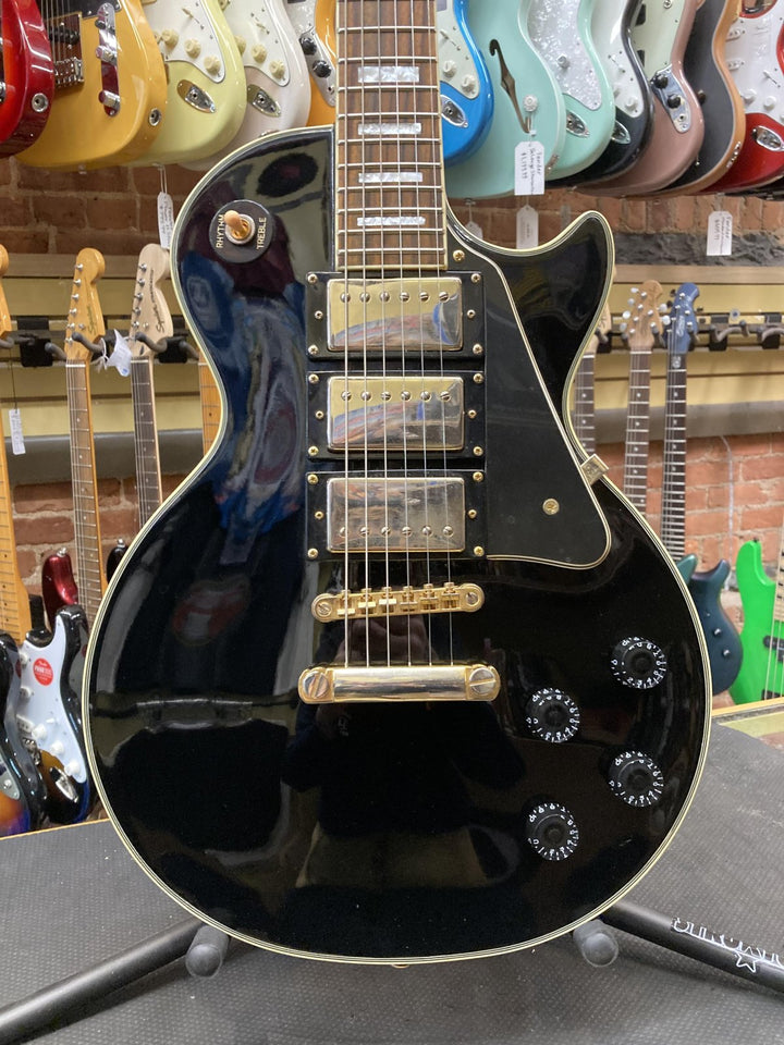 Epiphone Les Paul Custom Black Beauty (3-Pickup), Ebony – Bros Guitars