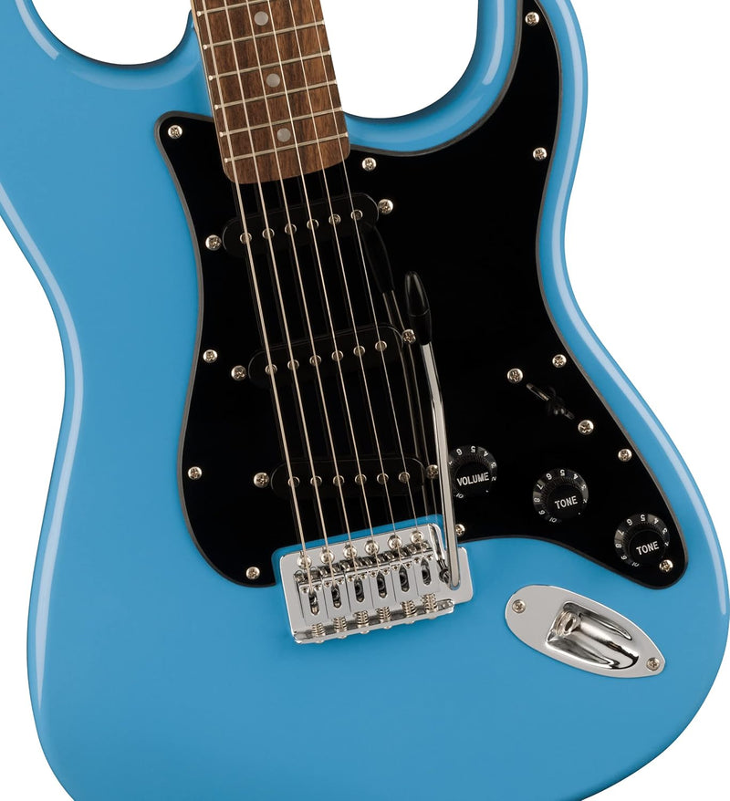 Affinity Strat HSS, Maple Fingerboard, Black Pickguard, Blue Burst