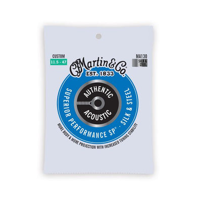 Martin Authentic Acoustic SP Guitar Strings Silk & Steel