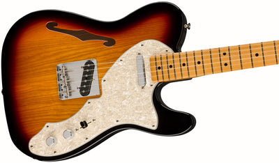 Fender Vintera II '60s Telecaster Thinline, 3-Tone Sunburst with Gig Bag