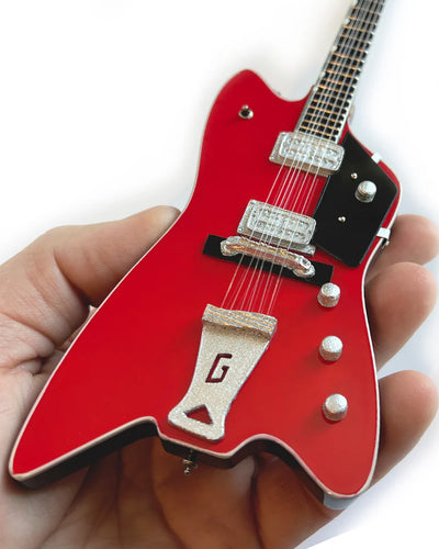 Billy F Gibbons Signature Billy Bo Gretsch Miniature Guitar Model Replica Collectible