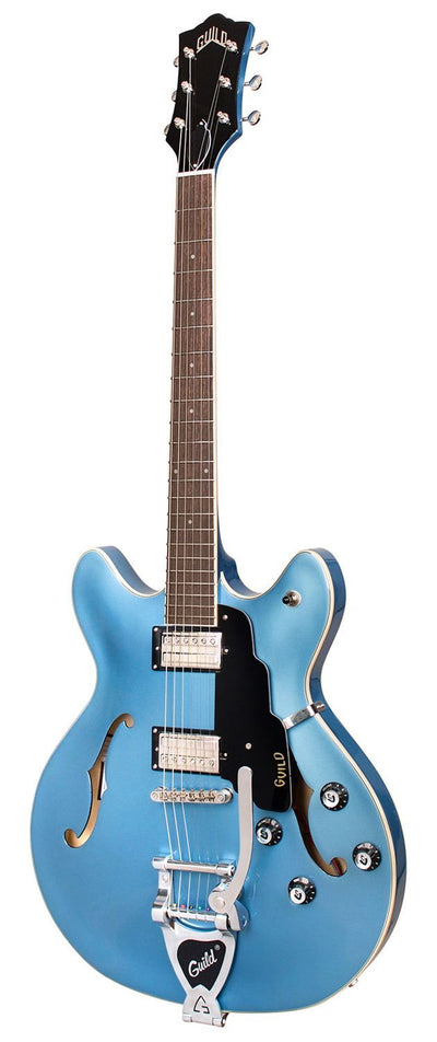 Guild Starfire I DC Pelham Blue Newark Series Semi-Hollow 6-String RH Electric Guitar with Tremolo