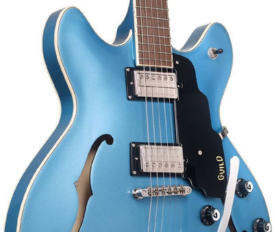 Guild Starfire I DC Pelham Blue Newark Series Semi-Hollow 6-String RH Electric Guitar with Tremolo