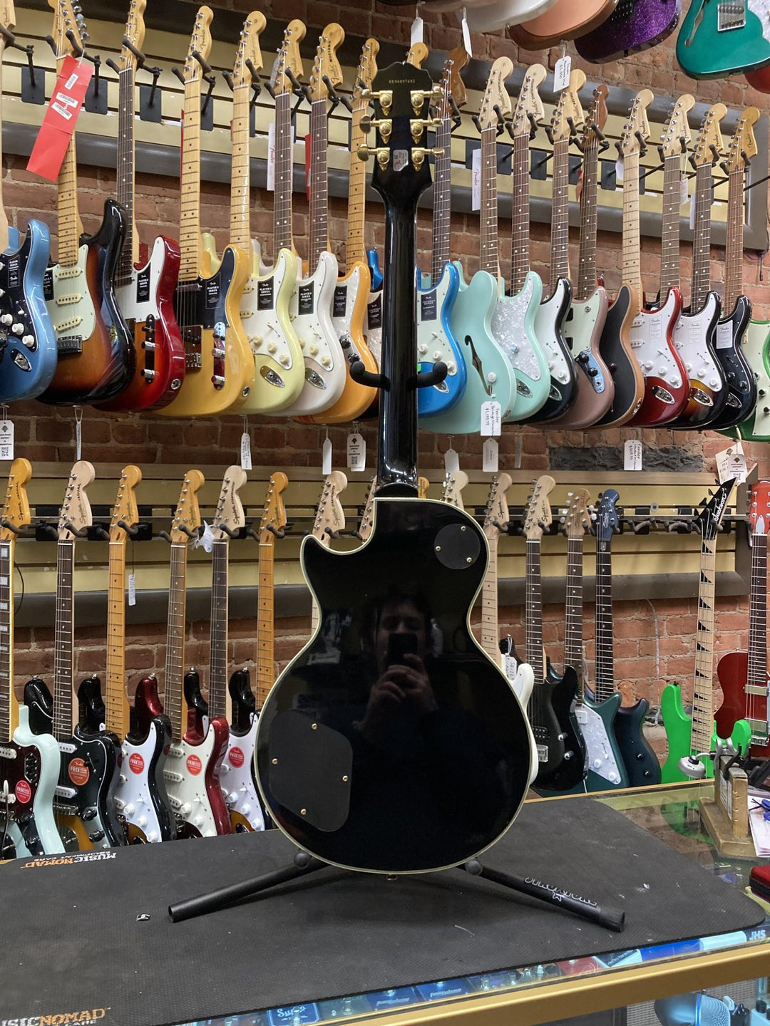 Epiphone Les Paul Custom Black Beauty (3-Pickup), Ebony – Bros Guitars