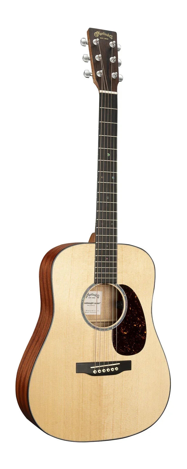 Martin D Jr E Acoustic Electric Guitar with Gig Bag