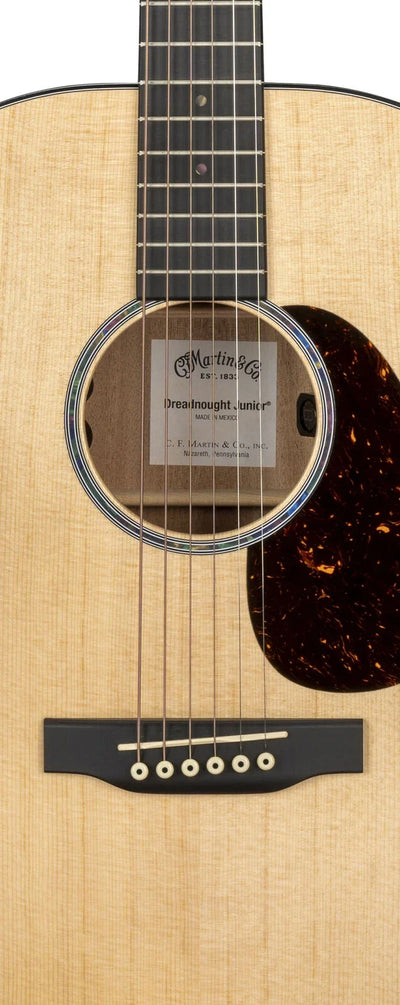 Martin D Jr E Acoustic Electric Guitar with Gig Bag
