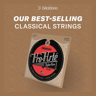 D'Addario EJ44 Pro-Arte Classical Guitar Strings, Extra Hard Tension