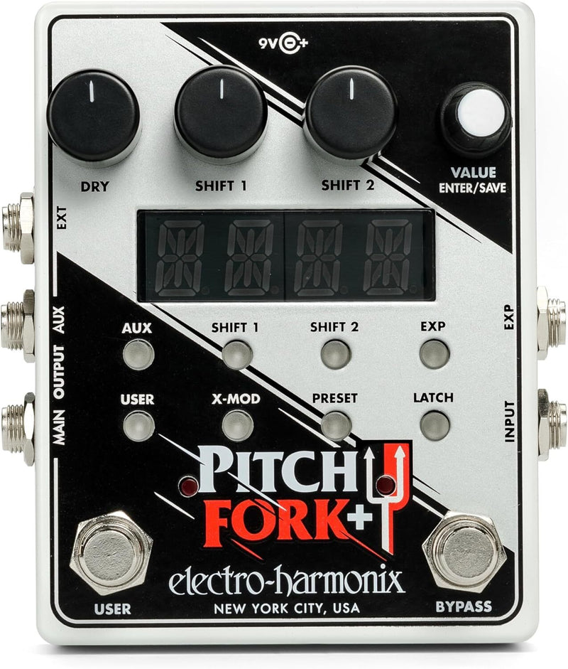 Electro-Harmonix Pitch Fork+ Polyphonic Pitch Shifter Pedal