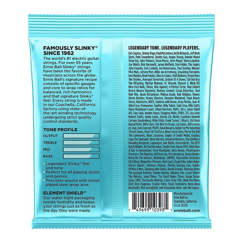 Ernie Ball P02228 Mighty Slinky Electric Guitar Strings .0085-.040