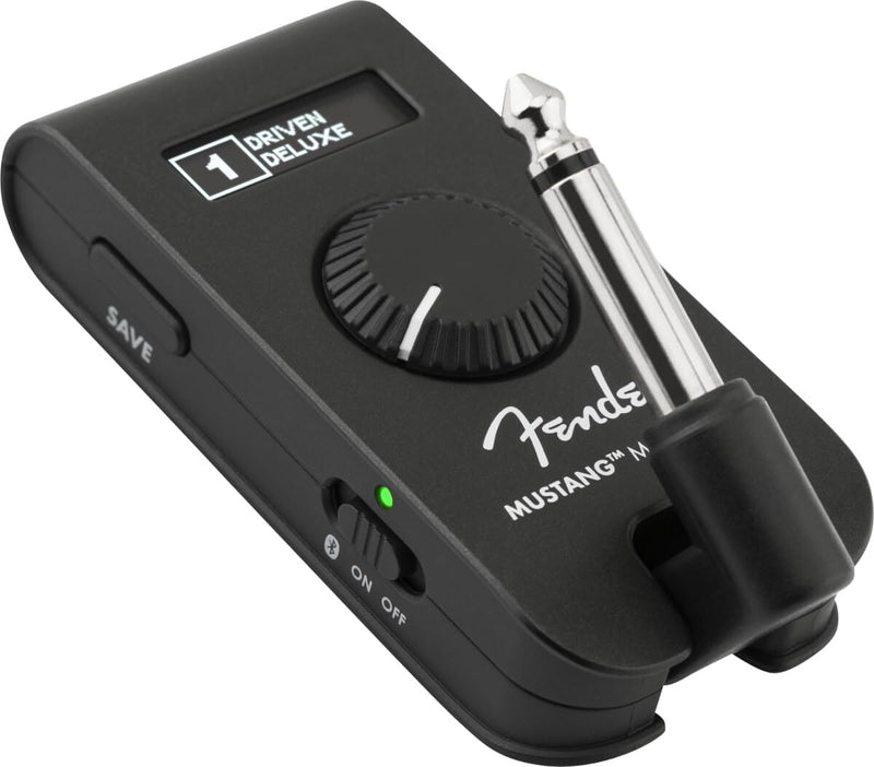 Fender Mustang Micro Plus Headphone Amplifier with Rechargeable Battery, Bluetooth Audio Streaming and 50 Amp and Effects Models