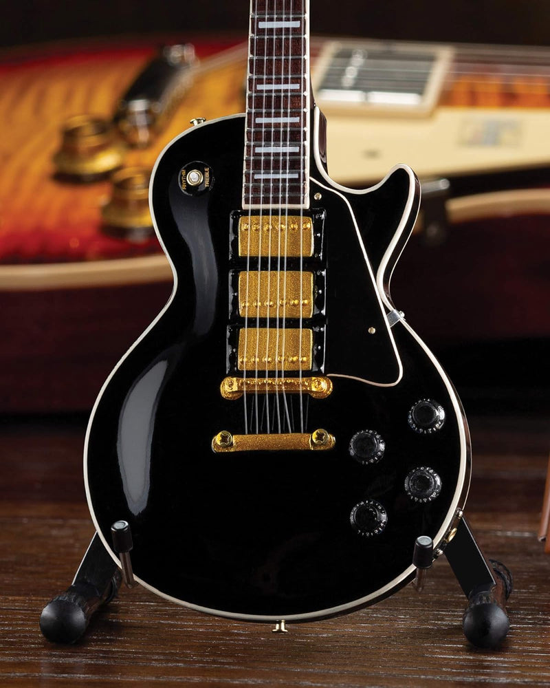 Gibson Les Paul Custom Ebony 1:4 Scale Mini Guitar Model