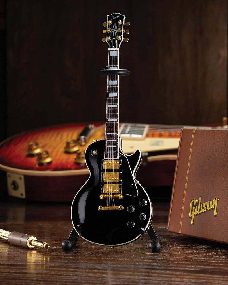 Gibson Les Paul Custom Ebony 1:4 Scale Mini Guitar Model