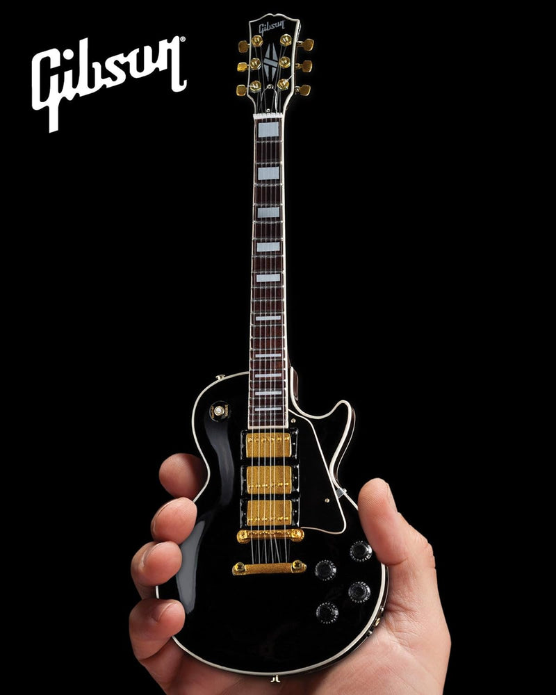 Gibson Les Paul Custom Ebony 1:4 Scale Mini Guitar Model