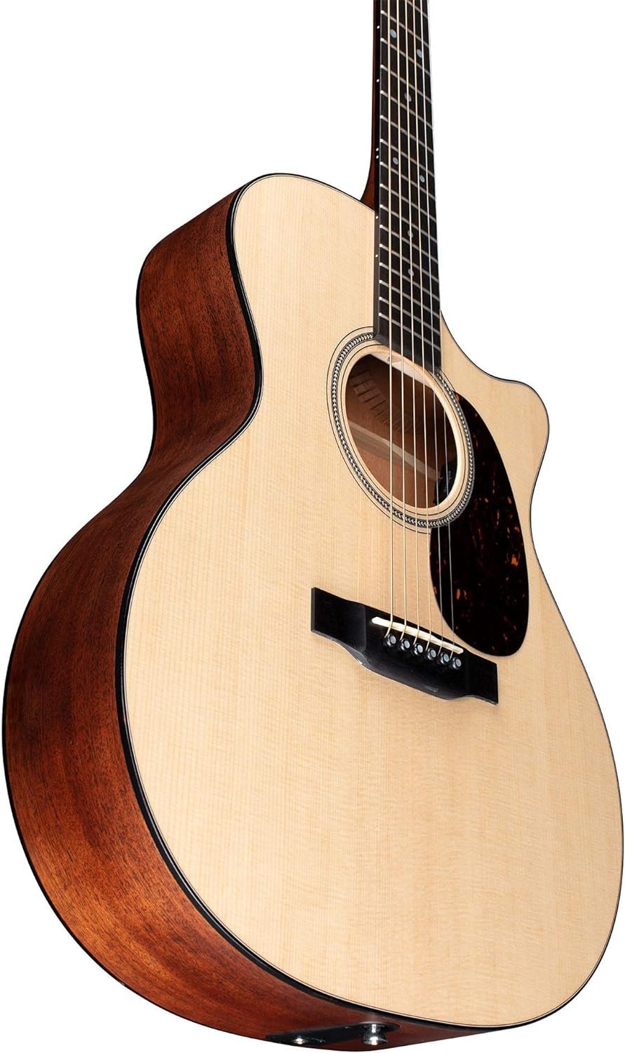 Martin Guitar GPC-16E Mahogany with Gig Bag, Acoustic-Electric Guitar,  Mahogany and Sitka Spruce Construction, Gloss-Top Finish, GP-14 Fret