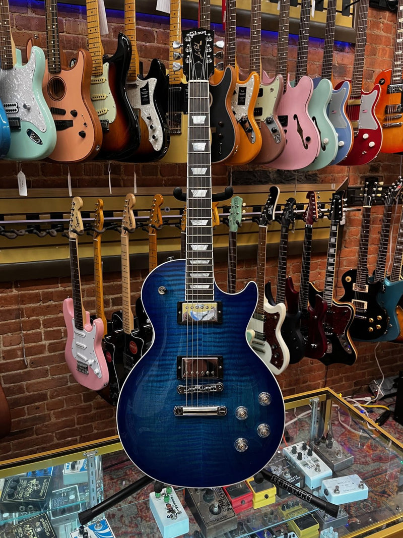 2023 Gibson Les Paul Modern Figured Electric Guitar - Cobalt Burst