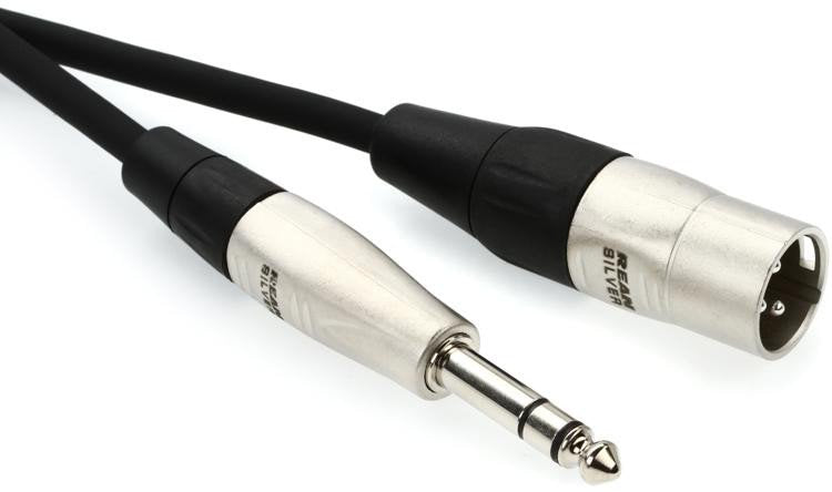 Hosa Technology Balanced Interconnect 1/4 in TRS XLR3M