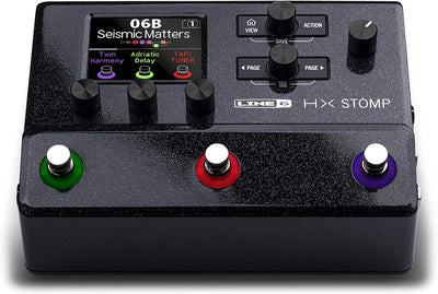 Line 6 HX Stomp Guitar Multi-effects Floor Processor - Black