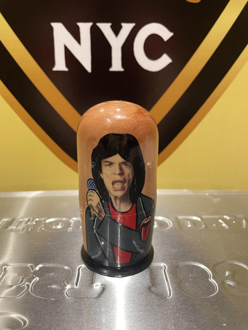 Hand-Painted The Rolling Stones "Matryoshka" Nesting Dolls [MEDIUM]