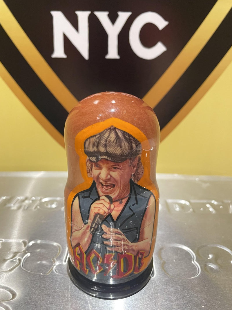 Hand-Painted AC/DC "Matryoshka" Nesting Dolls [MEDIUM]