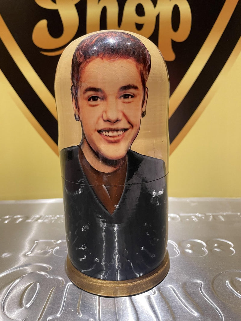 Hand-Painted Justin Bieber "Matryoshka" Nesting Dolls [MEDIUM]