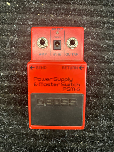 Boss PSM-5 Power Supply & Master Switch (Red Label)