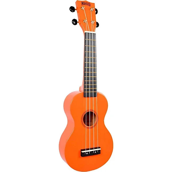 Mahalo Rainbow Series MR1 Soprano Ukulele Orange