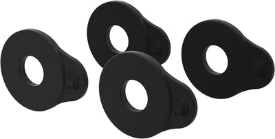 D'Addario Flex Lock Strap Blocks, 4 Pack, Black