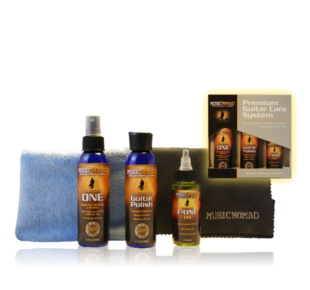 Premium Guitar Care Kit - 5 Pc