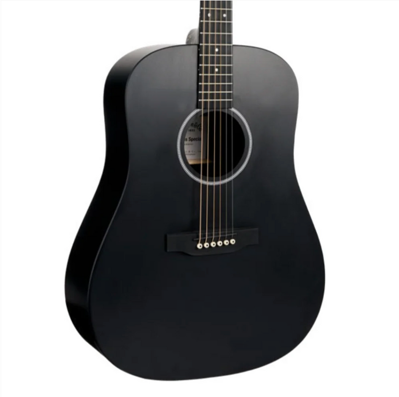Martin D-X1 Black X Series Limited Edition Dreadnought Acoustic Guitar, HPL Top, Black