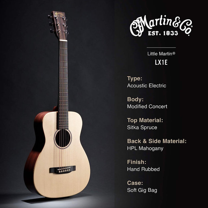 Martin lx1e acoustic electric guitar hot sale