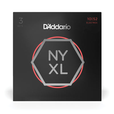 D'Addario NYXL1052 Nickel Wound Electric Guitar Strings, Light Top / Heavy Bottom