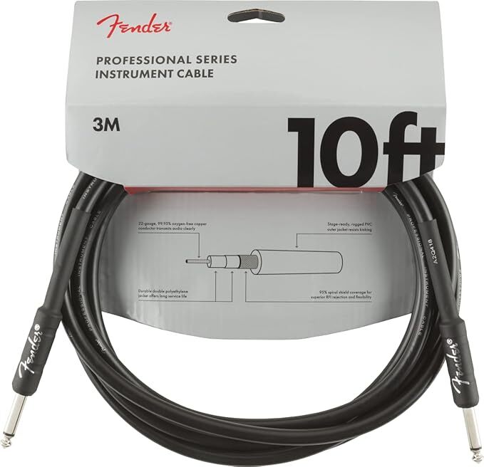 Fender Professional Series Instrument Cable - 10&