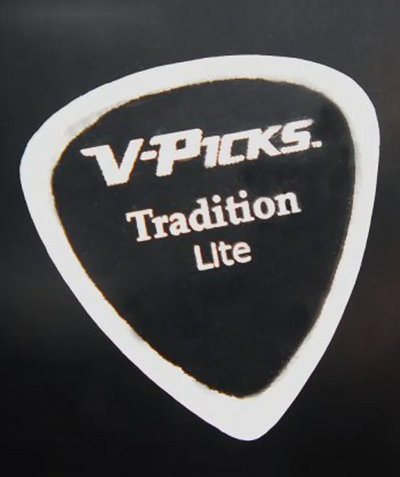 Tradition Lite Ghost Rim - Billy Gibbons Guitar Pick  V-Pick