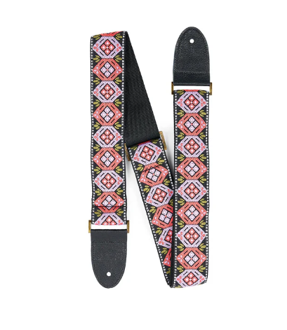 Martin Jacquard Guitar Strap, Lilac Coral Gemstone