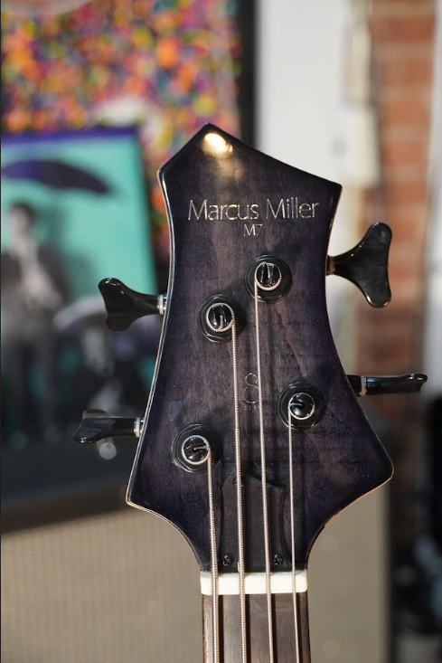 Sire Marcus Miller 2nd Gen M7 Swamp Ash 4-String Bass Guitar, Transparent Black Burst