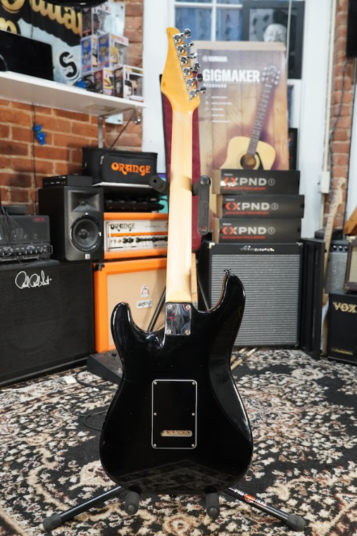 Suhr Classic S Antique HSS Guitar, Maple Fretboard, Black on Black