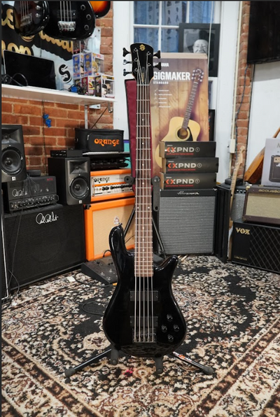 Spector Performer 5 Bass Guitar, Black Finish