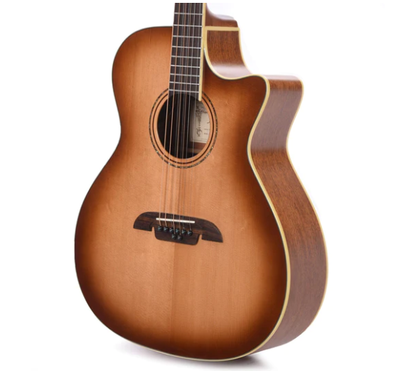 Alvarez AG60-8CESHB Artist Series Acoustic Guitar 8-String Shadowburst Gloss