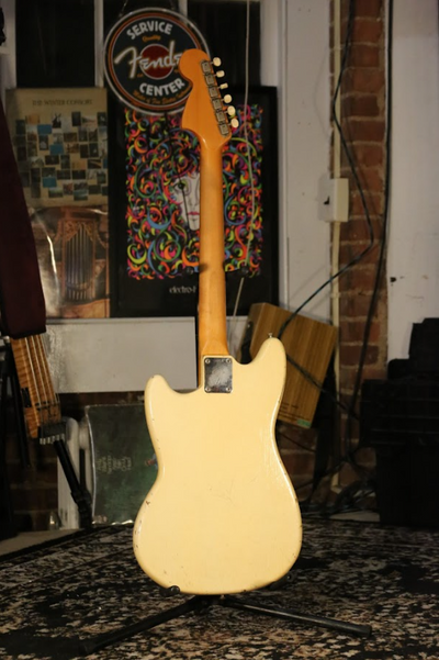1966 Fender Music Master II Olympic White