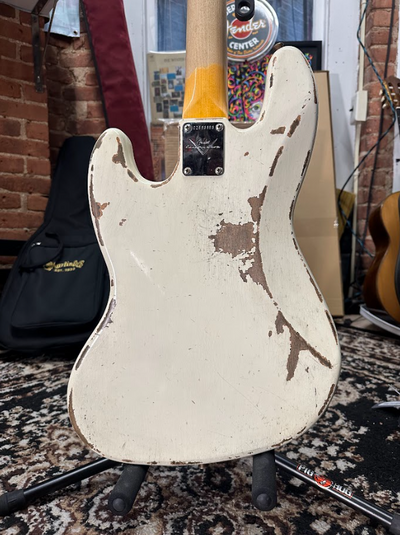 Fender Custom Shop 1960 Jazz Bass Heavy Relic  Olympic White
