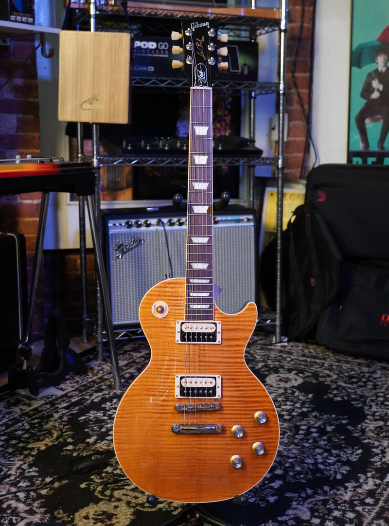 Gibson 2022 Slash Appetite Les Paul Electric Guitar - Appetite Amber